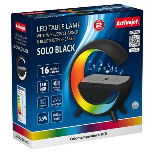 Stolna svjetiljka Activejet AJE-SOLO RGB Black Crna Pisana Plastika 2,8 x 43,5 x 8 cm Cijena