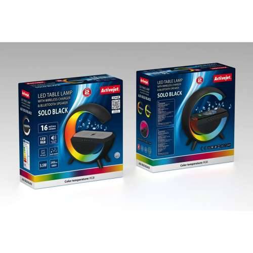 Stolna svjetiljka Activejet AJE-SOLO RGB Black Crna Pisana Plastika 2,8 x 43,5 x 8 cm Cijena