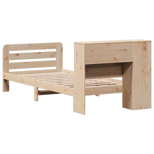Okvir kreveta bez madraca 90 x 200 cm od masivne borovine - Prirodna 90 x 200 cm Cijena
