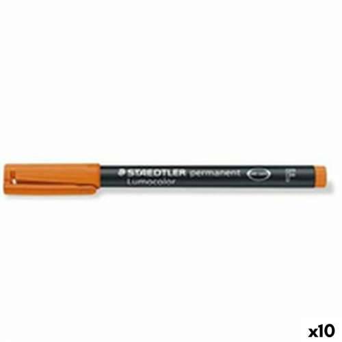 Trajni marker Staedtler 318-4 Oranžna 0,6 mm 10 Dijelovi (10 kom.) Cijena