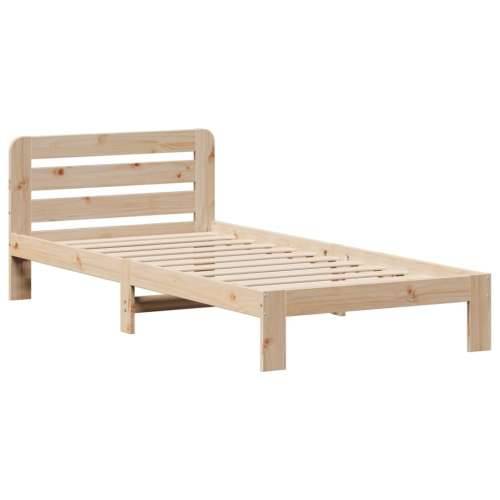 Okvir kreveta bez madraca 90 x 200 cm od masivne borovine - Prirodna 90 x 200 cm Cijena