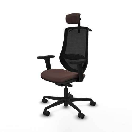 Uredska stolica Mardos traslack Piqueras y Crespo D036N2H Crna Tamno smeđi Cijena