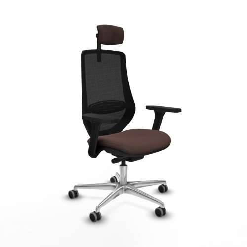 Uredska stolica Mardos traslack Piqueras y Crespo D086G2W Crna Tamno smeđi Cijena
