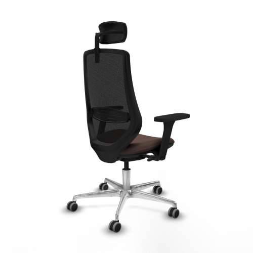 Uredska stolica Mardos traslack Piqueras y Crespo D086G2W Crna Tamno smeđi Cijena