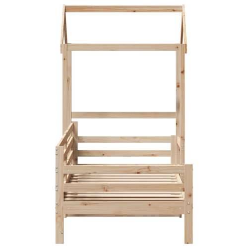 Dnevni krevet s krovom 90 x 190 cm od masivne borovine - Prirodna 90 x 190 cm Cijena