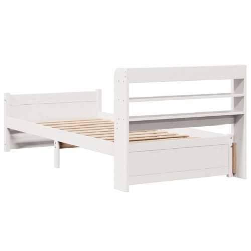 Okvir kreveta s uzglavljem bez madraca bijeli 90x200 cm - Bijela 90 x 200 cm Cijena