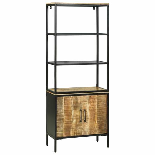 Visoki ormar 70x35x180 cm Od čvrstog grubog mangovog drva Cijena