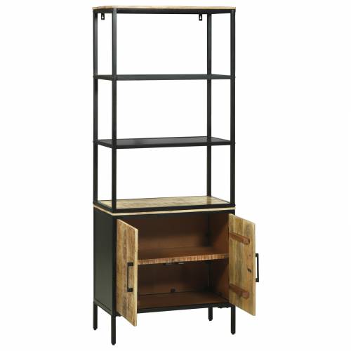 Visoki ormar 70x35x180 cm Od čvrstog grubog mangovog drva Cijena