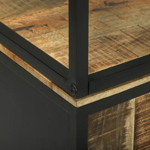 Visoki ormar 70x35x180 cm Od čvrstog grubog mangovog drva Cijena