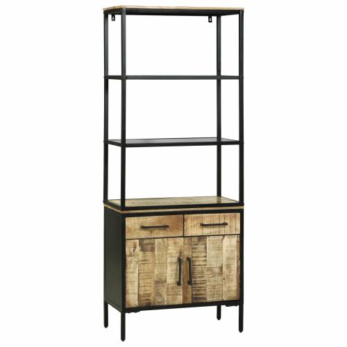 Visoki ormarić 70x35x180 cm masivno drvo mango Cijena