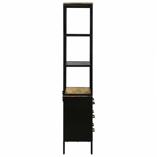 Highboard 70x35x180 cm Čvrsto hrapavo drvo mango Cijena