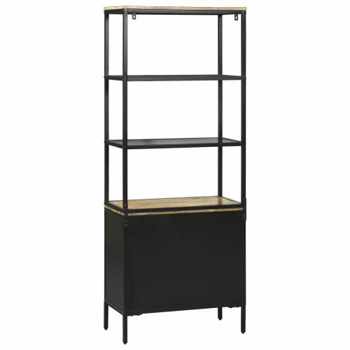 Highboard 70x35x180 cm Čvrsto hrapavo drvo mango Cijena