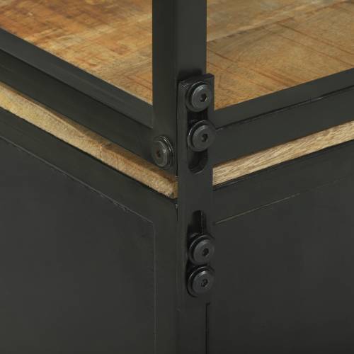 Highboard 70x35x180 cm Čvrsto hrapavo drvo mango Cijena