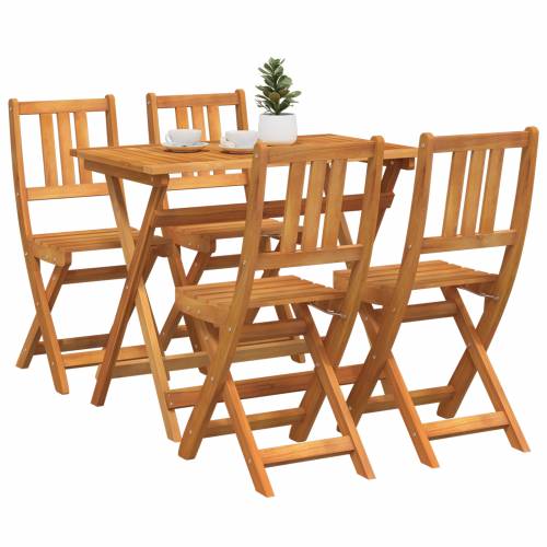 set od 4 dijela sklopa vrtni bistro set od čvrstog bagremovog drva Cijena