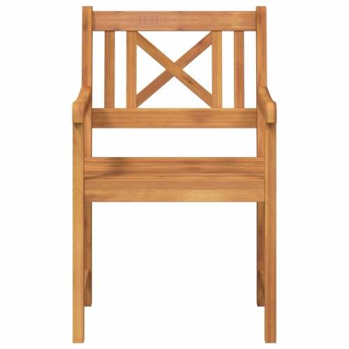 vrtne stolice, 4 kom, 56x55.5x90 cm, čvrsto drvo bagrem Cijena