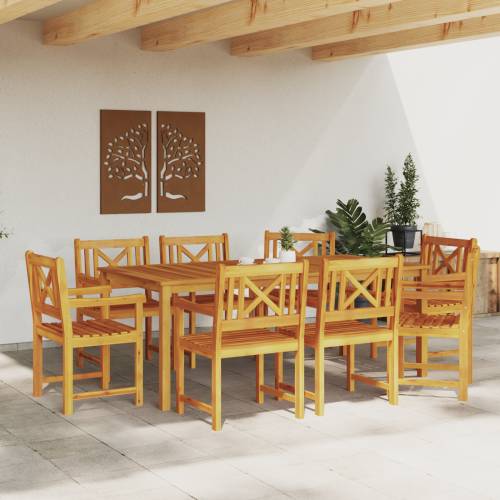Vrtne stolice 8 kom 56x55.5x90 cm Masivno drvo bagrema Cijena