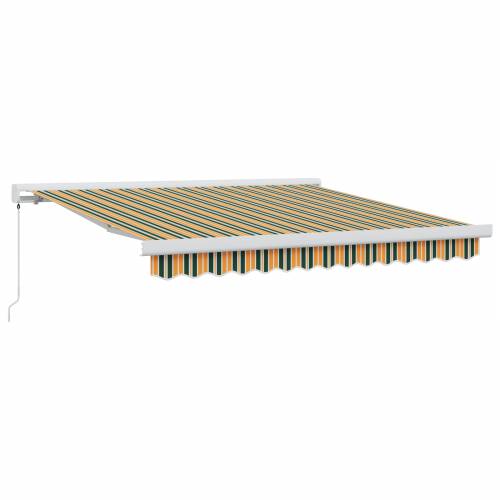 Ručna povlačna tenda Zelena i žuta 300x250 cm Cijena