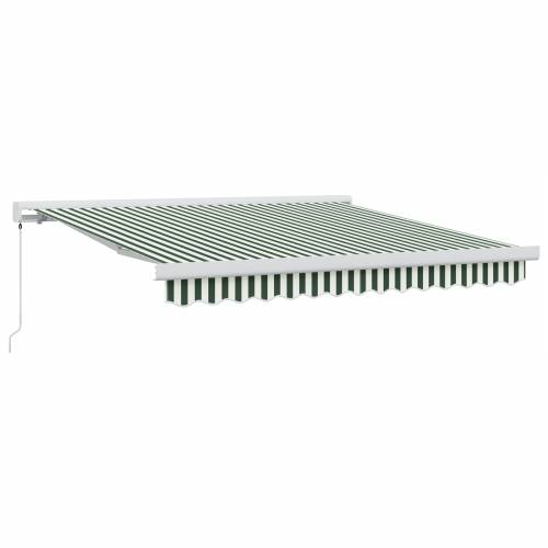 ručna uvlačiva tenda Zelena i bijela 300x250 cm Cijena
