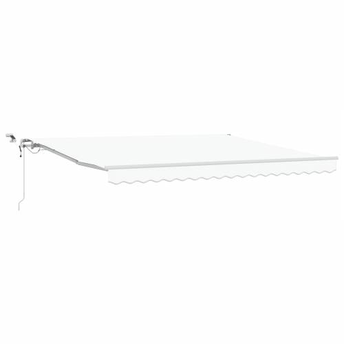 Automatska uvlačiva tenda s LED bijela 400x350 cm Cijena