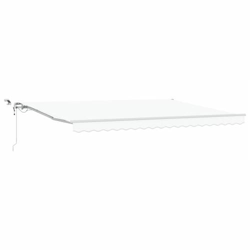 Automatska uvlačiva tenda s LED bijela 450x300 cm Cijena
