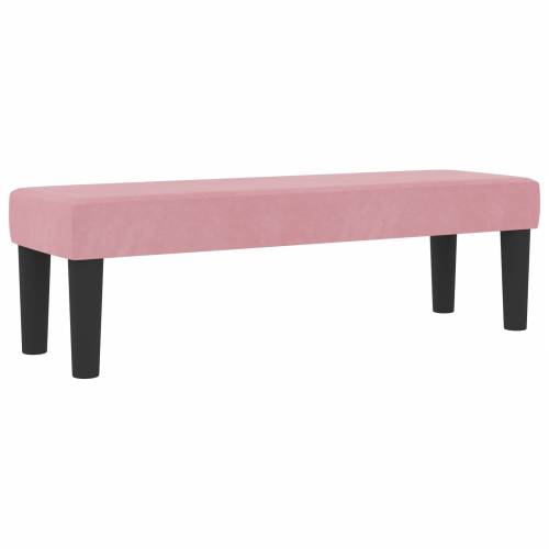 Krevet s box springom i madracem & klupa Ružičasta 180x200 cm Velur Cijena