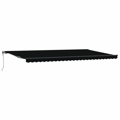 Automatska uvlačiva tenda crna 600x300 cm Cijena