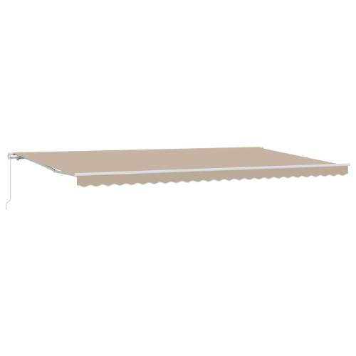 Ručna Uvlačiva Tenda Bež 600x300 cm Cijena