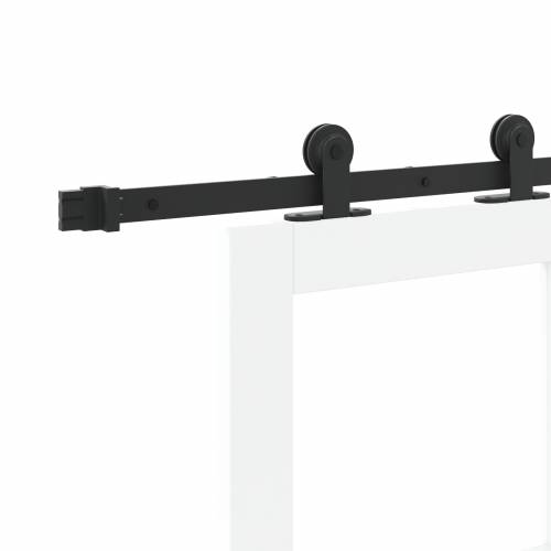 Klizna vrata s setom hardware-a ‘ORKDAL’Bijela Čvrsto Drvo i Staklo Cijena