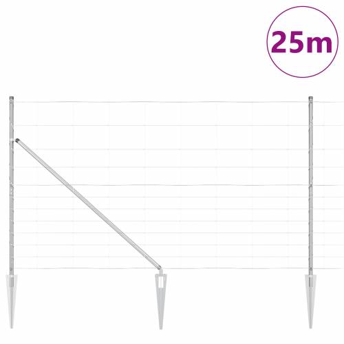 Ograda na polju 1.4x25 m Pocinčani čelik Cijena
