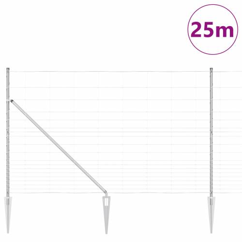 Ograda za polja 1.5x25 m Galvanizirani čelik Cijena