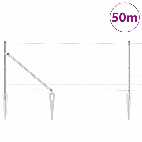 Ograda za polja 0.8x50 m od galvaniziranog čelika Cijena