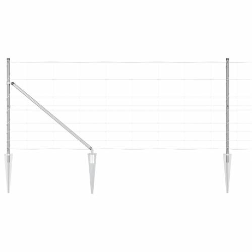 Ograda za polje 1x50 m Galvanizirani čelik Cijena