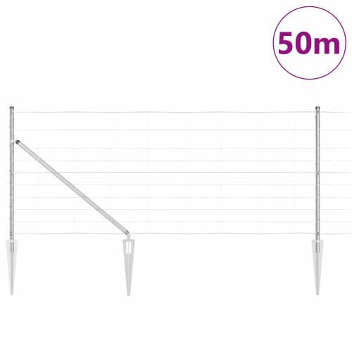 Ograda na terenu 1x50 m Pocinčani čelik Cijena