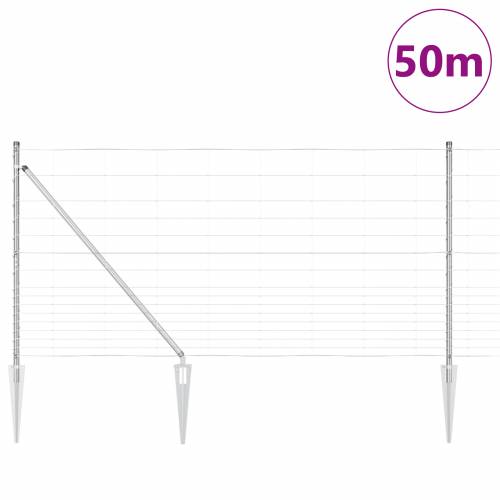 Ograda za teren 1.2x50 m Pocinčani čelik Cijena