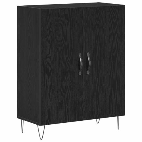 Visoki ormar Crni hrast 69.5x34x180 cm Nuralni materijal Cijena