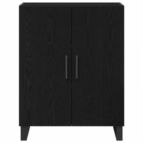 visoki ormar crni hrast 69,5x34x180 cm inženjersko drvo Cijena