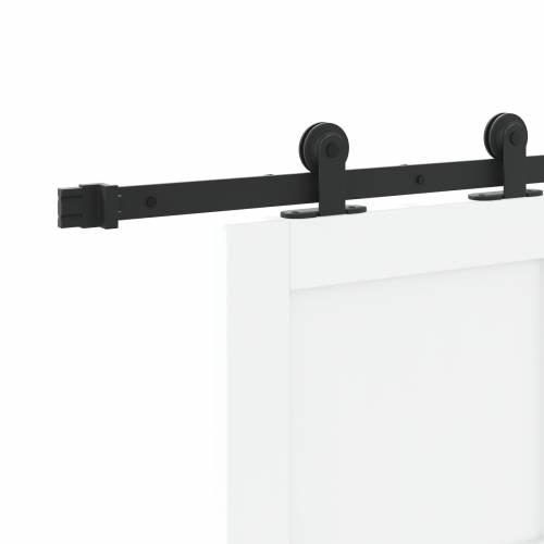 klizna vrata s hardverskim setom Bijela 83x211 cm Čvrsto drvo Bor Cijena