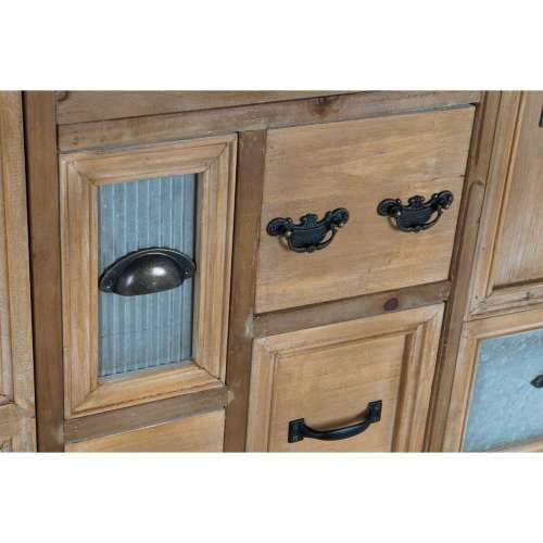 Ormarić za hodnik DKD Home Decor   Smeđa Crna Siva Prirodno Drvo Metal 116 x 35 x 82 cm Cijena