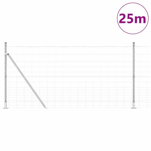 Ograda za polja 1,2x25 m Pocinčani čelik Cijena