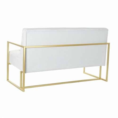 Kauč DKD Home Decor zlatan Metal Poliester Nebesko plava (128 x 70 x 76 cm) Cijena