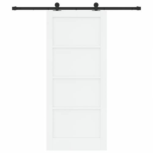 klizna vrata s opremom bijela 86x198.5 cm masivna drvena bor Cijena