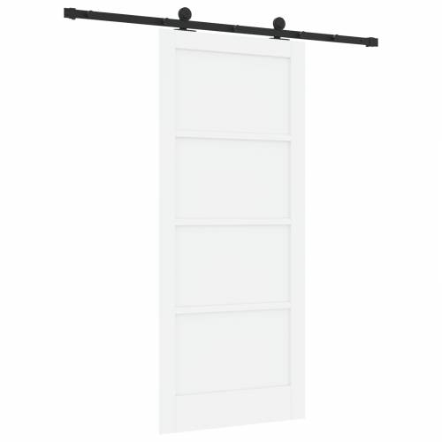 klizna vrata s opremom bijela 86x198.5 cm masivna drvena bor Cijena