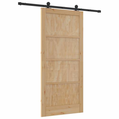 klizna vrata s setom hardvera 93x202 cm Masivna borovina Cijena