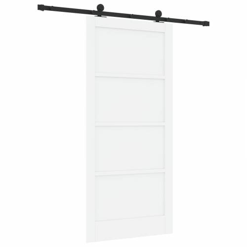 klizna vrata s okovom bijela 93x202 cm čvrsto drvo bor Cijena