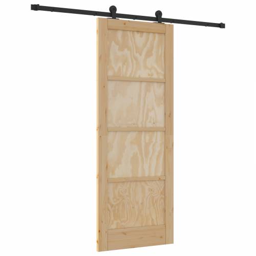 klizna vrata s hardverom 78x202 cm od čvrste borovine Cijena