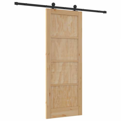 klizna vrata s hardverom 78x202 cm od čvrste borovine Cijena