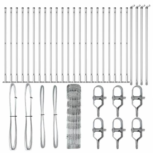 Ograde na polju 0.8x50 m Galvanizirani čelik Cijena