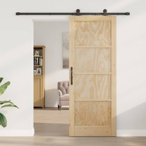 klizna vrata s kompletnim okovima 83x211 cm od masivnog bora Cijena