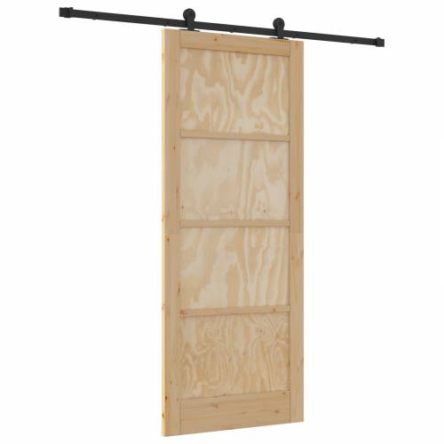 klizna vrata s kompletnom opremom 86x211 cm od čvrstog bora Cijena