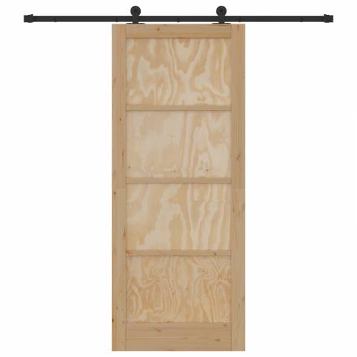 klizna vrata s kompletnom opremom 86x211 cm od čvrstog bora Cijena